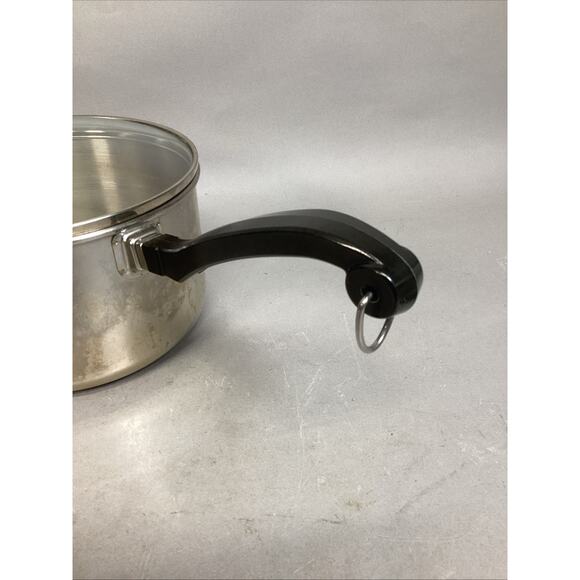 Vintage Farberware Stainless Steel 3 Quart Pot With Glass Lid - Picture 6 of 10